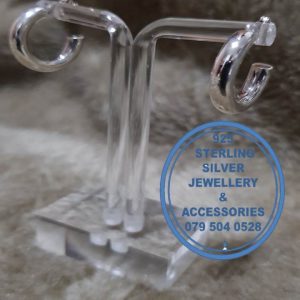 925 sterling Silver Earrings - Stunning Hoops Rounded with Studs Price per 1 pair of earrings Hoop diameter 20mm All prices excludes national nominal door-to-door delivery fee Although some earrings might be similar size price is determined on weight as well as manufacturer although all our products are manufactured from the best quality 925 Sterling Silver.