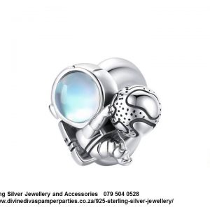 925 Sterling Silver Astronaut Charm. Pandora Compatible