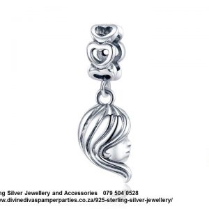 925 Sterling Silver Mother Charm Frozen Mother & Daughter Charms - 2 available. Sold individually. Pandora Compatible