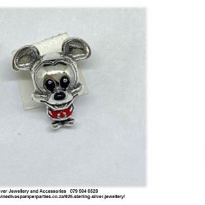 925 Sterling Silver Baby Mickey Mouse Charm Bead. Pandora Compatible