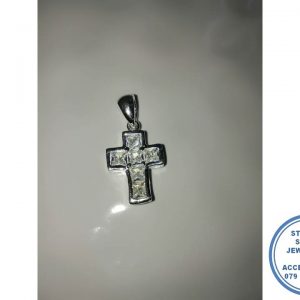 "925 Sterling Silver Cross 14 x 18mm Pendant only"