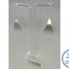 925 sterling Silver Designers Petal Flower Leave Earrings Silver Large